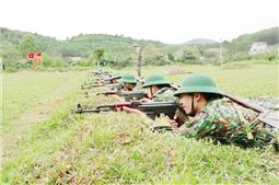 Nâng cao chất lượng huấn luyện  từ kết quả tháng đầu